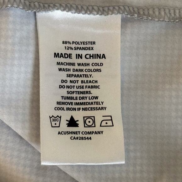 FJ FootJoy Golf Polo Shirt โ Men's Large โ Stretch Performance โ Houndstooth - Picture 5 of 5